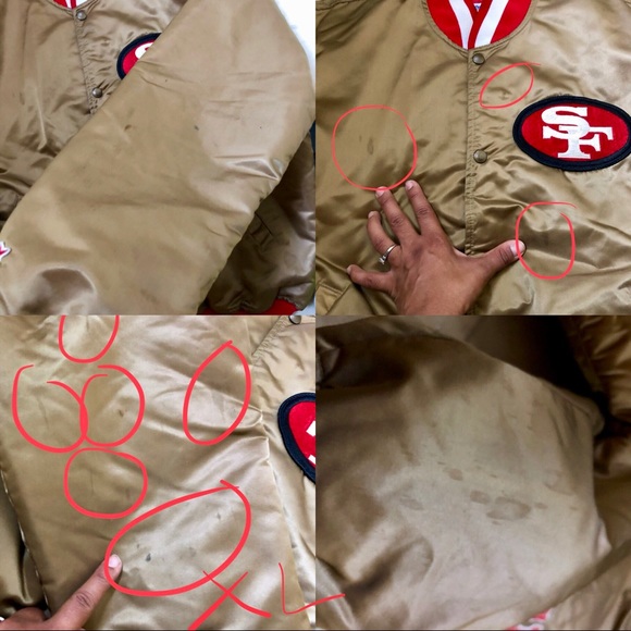 49ers Satin vintage starter jacket 🔥🔥 bundle - Picture 4 of 8